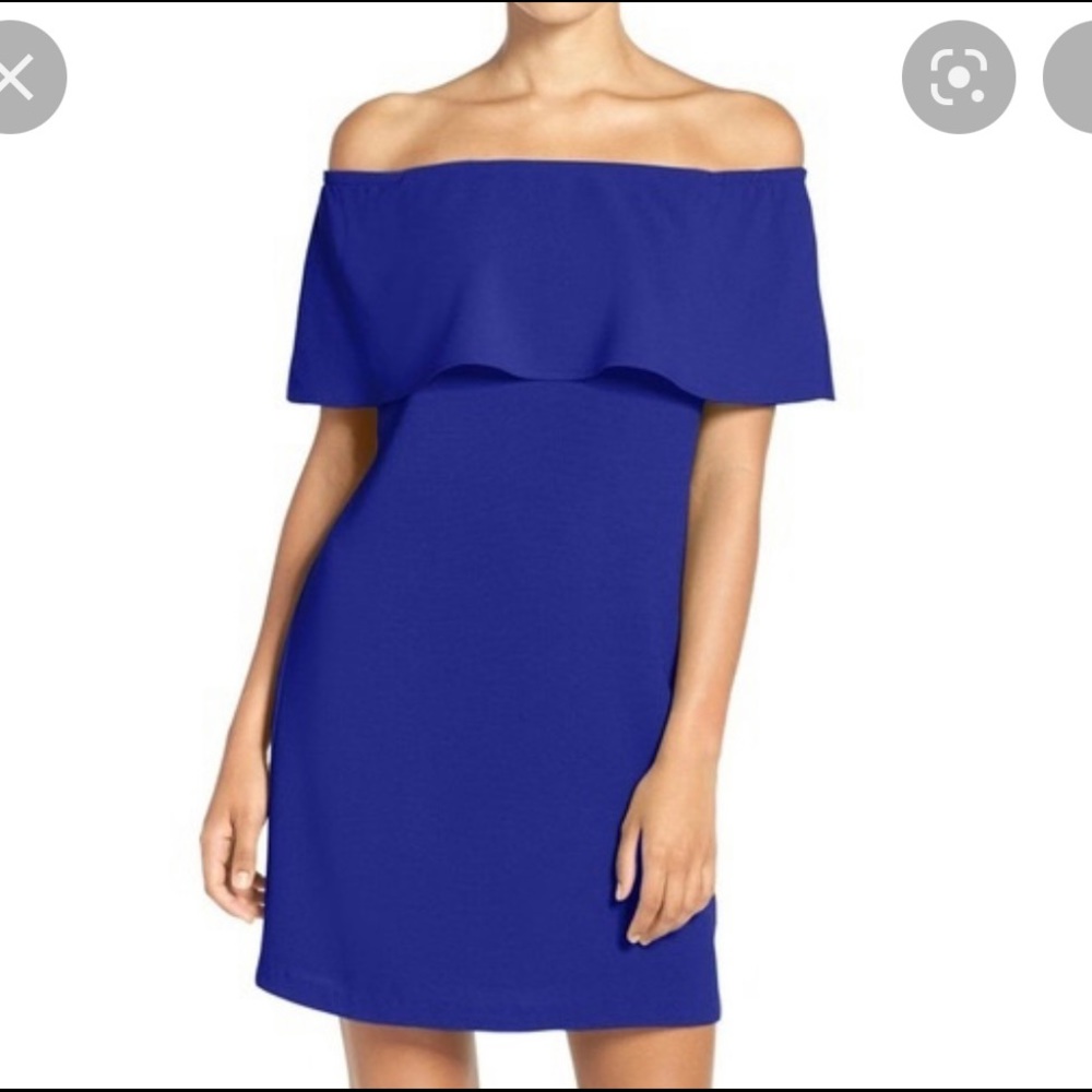 Charles Henry Off the Shoulder Dress
